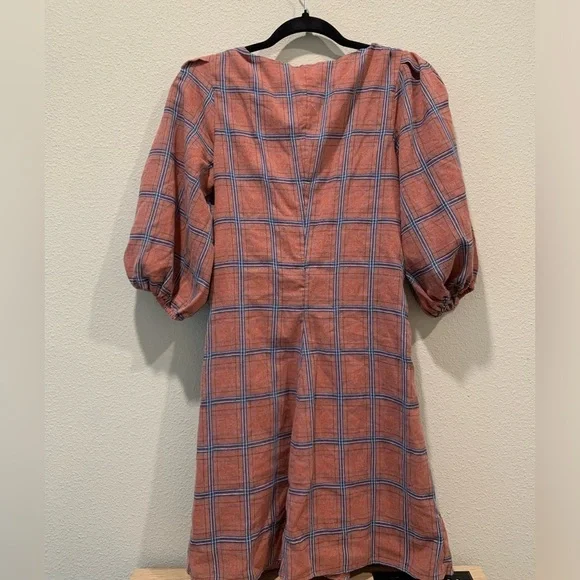 Free People Miss Molly Plaid Dress - Picture 4 of 5